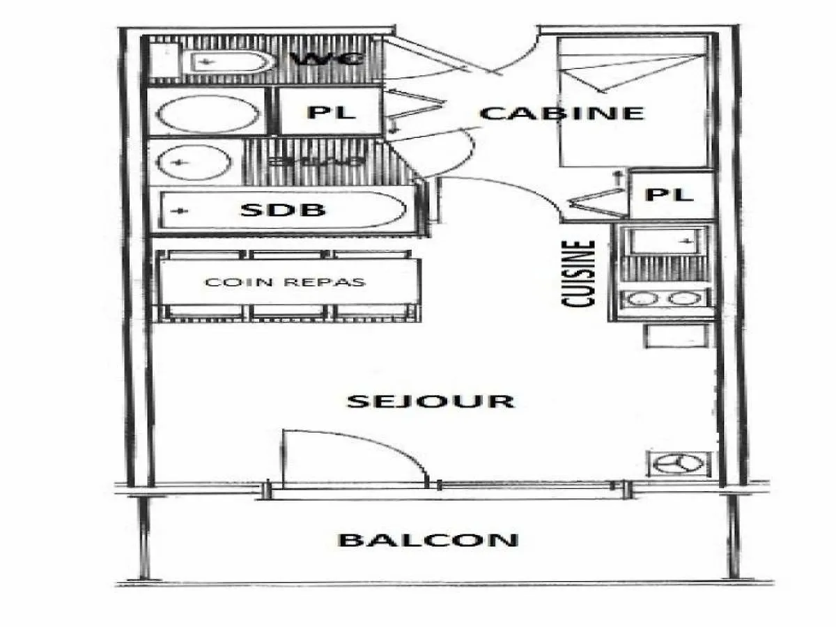 Les Saisies - Bel Appartement 2 Pieces, 4 Pers, Proche Pistes Et Commerces - Fr-1-293-121 0*, Ле-Сейсье Франция